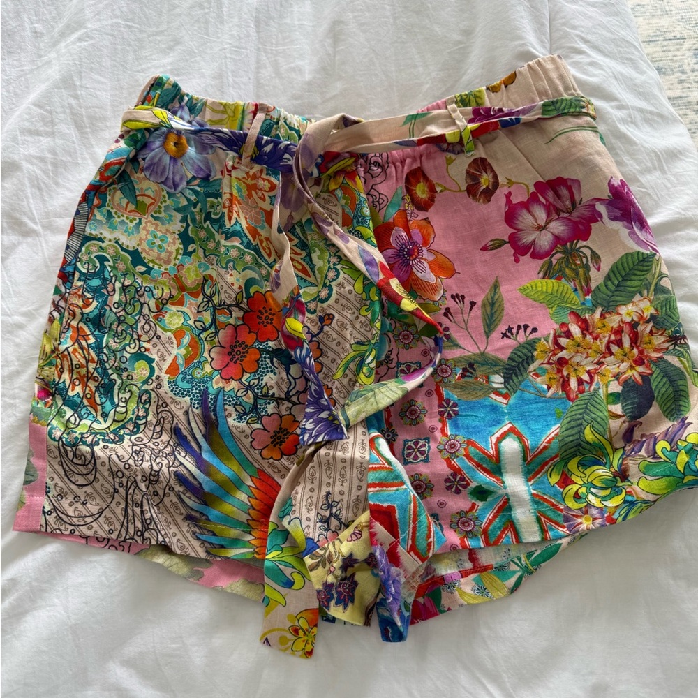 Johnny Was Patterned Shorts